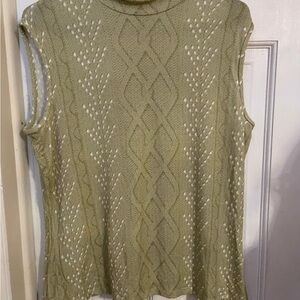 St John Sport Snake print mock neck top